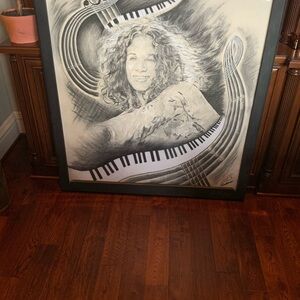 LA Pop Art Monochrome Musical Portrait